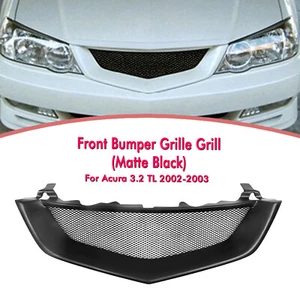 Parrilla de malla de parachoques delantero de panal para Honda Acura TL 3.2 02-03 fibra de vidrio - Imagen 1 de 12