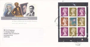 1999 World Changers Prestige Booklet Pane on First Day Cover - Imagen 1 de 1