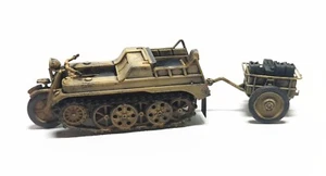 S-Model 1/72 Sd.Kfz.2 with IF.8 trailer kettenLirad Finished Product Model - Picture 1 of 5