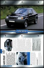 Land Rover Freelander - 1998 - Saloons - Atlas Dream Cars Fact File Card