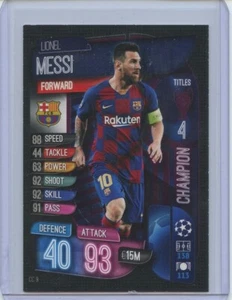 2019-20 Topps Match Attax #CC9 Lionel Messi Champion - Picture 1 of 2
