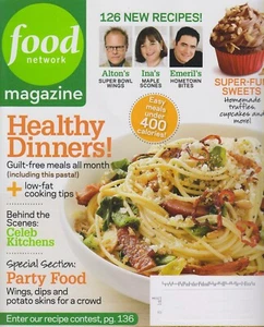 Food Network January February 2010 Healthy Dinners! 126 New Recipes (Magazine - Imagen 1 de 1