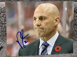 RICK TOCCHET Arizona Coyotes Coach SIGNED Autographed 8X10 Photo w/ COA - Picture 1 of 1