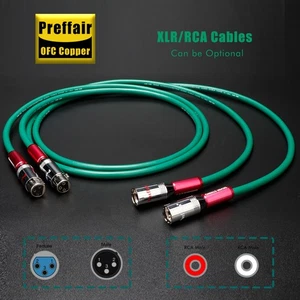 Preffair Silver Plated Shielded HiFi RCA Wires Audio Signal Interconnect Cable - Picture 1 of 37