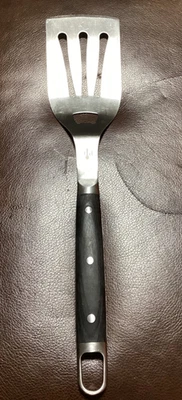 Pampered Chef PC BBQ Grill Multi Tool Spatula Bottle Opener Barbeque Stainless  - Image 1 of 4