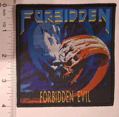 Forbidden Forbidden Evil Black Border Woven Patch - Image 1 of 2