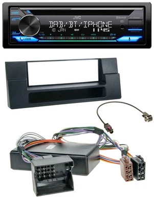 JVC Bluetooth MP3 USB DAB CD Autoradio für BMW X5 E53 5er E39 Ablagefach Quadloc - Bild 1 von 4