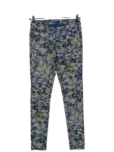 VERO MODA Vaquero de talle alto Mujeres Talla EU 40 azul-amarillo pálido-blanco - Imagen 1 de 5