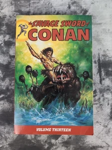 The Savage Sword of Conan Volume Thirteen 13 First Edition Beekman Cover B&W - Picture 1 of 16