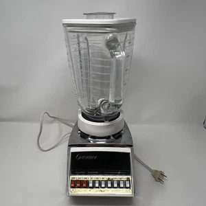 Licuadora cromada Osterizer Galaxie vintage de 10 ciclos - ¡HECHA EN EE. UU.! Probado VER VID - Imagen 1 de 12