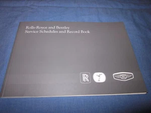2000 2001 BENTLEY & ROLLS ROYCE SERVICE OWNERS MANUAL - Picture 1 of 1