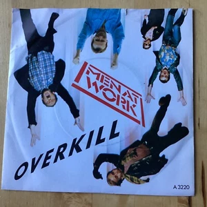 Men At Work, Overkill, 1983, 1st Ed. 7”,  Near Mint/EX - Picture 1 of 4