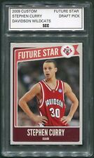Custom 2009 Steph Curry Wildcats Future Star Draft Pick College Basketball Card