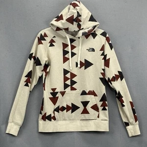 The North Face Pullover Hoodie Women’s Small All Over Aztec Triangles Geometric - Picture 1 of 14