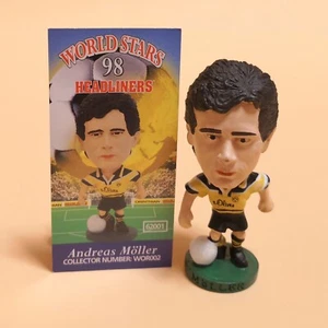 World Star SOCCER FOOTBALL ANDREAS MOLLER 2.5" Mini Figure Loose 1998 Headliners - Picture 1 of 5