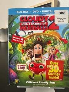 Cloudy With a Chance of Meatballs 2 - 2013 - Blue Ray - CHARITY AUCTION - Picture 1 of 3