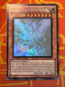 YUGIOH GALAXY-EYES PHOTON DRAGON GHOST RARE 1ST LIGHT PLAY PHSW-EN011 - Picture 1 of 6