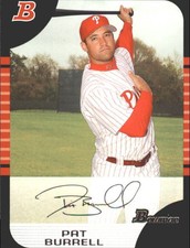 2005 Bowman Philadelphia Phillies Baseball Card #8 Pat Burrell