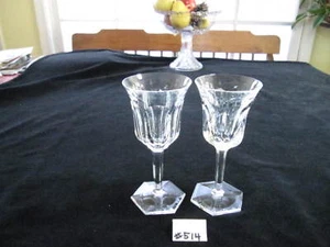 PAAR BACCARAT MALMAISON STIELGLÄSER, BORDEAUX WEIN, 6 ZOLL HOCH, TOP ZUSTAND. - Bild 1 von 7