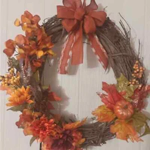 Herbst 18 Zoll Kranz - Bild 1 von 5