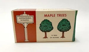 SCARCE Littletown in Plastics Box Of #314 Maple Trees 9 Trees MINT C10 - Picture 1 of 8