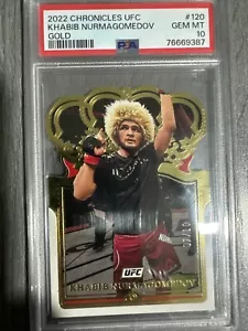 Khabib Nurmagomedov 2022 Chronicles Crown Gold 7/10 PSA-10 UFC - S-204 - Picture 1 of 2