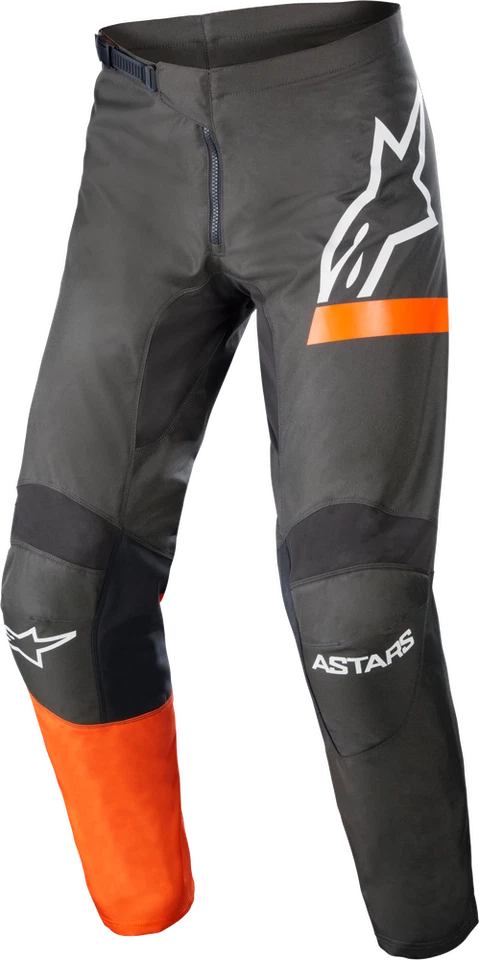 Alpinestars Fluid Chaser Anthracite and Coral MX Off Road Pants Men's Sizes - Image 1 of 1
