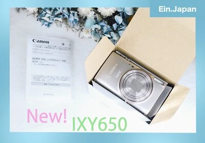 【New!】Canon IXY 650 PowerShot Elph 360 HS Digital Camera 20.2MP silver From JPN - Image 1 of 4