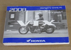 2008 HONDA Owner's Manual VTX 1300R/T - Picture 1 of 4