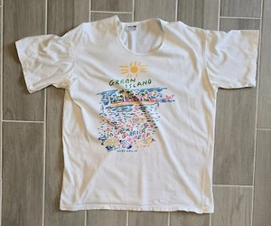 VTG Down Under Ken Done Graphic Print T-Shirt Single-Stitch Great Barrier Reef - Picture 1 of 11