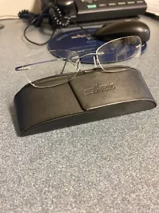 Silhoutte Minimal Art Brille mit Etui - Bild 1 von 12