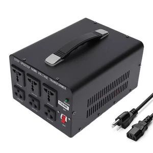 Convertidor de voltaje Step Up/Down 110V-120V a 220V-240V transformador de voltaje 5KW - Imagen 1 de 12