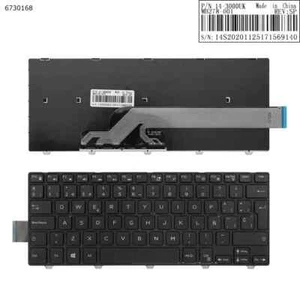 Teclado para portátil SP para Dell Inspiron 14-3000 5447 5442 5445 serie 7447 negro - Imagen 1 de 4