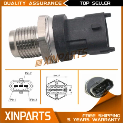 For JEEP WRANGLER LIBERTY CHEROKEE CR Fuel Pressure Sensor Regulator 0281006160 - Image 1 of 4