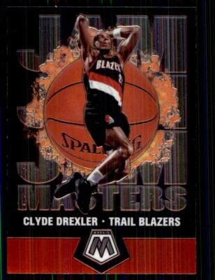 2019-20 Panini Mosaic Jam Masters Clyde Drexler Portland Trail Blazers #4 - Image 1 of 2