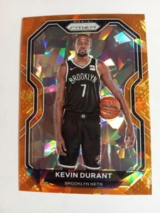 2020-21 Panini Prizm Prizms Orange Ice #81 Kevin Durant - Picture 1 of 2