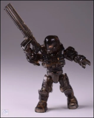 HALO MEGA BLOKS UNSC ACTIVE CAMO BROWN TRANSLUCENT SPARTAN RECON EMILE FIGURE - Image 1 of 4