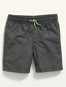 Old Navy Kid Boys Solid Gray Swim Trunks Shorts Size Medium (8) or Large (10-12) - Picture 1 of 2