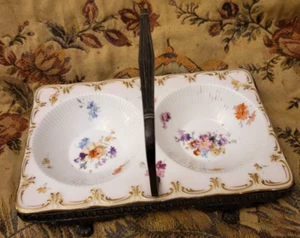 Rare Doulton Burslem Scone & Muffin Silverplate Serving Tray~Victorian High Tea - Picture 1 of 19