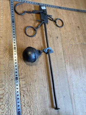 (n° 12 ) old tool / outil ancien,  peson  20 Kilos / balance / chasse / poids - Photo 1/4