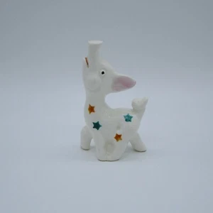Vintage Japan Elephant Figurine with Stars and Trunk Up - Picture 1 of 7