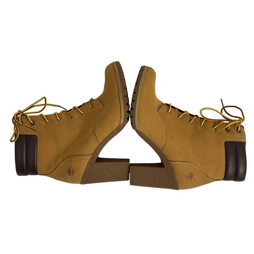 Scarpe Timberland Tillston donna taglia 7 5 stivaletti marroni nabuk stringati con tacco