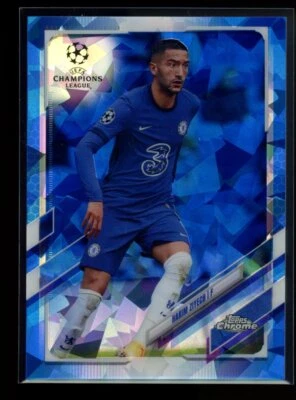 2020-21 Topps Chrome Sapphire Edition UEFA #84 Hakim Ziyech - Image 1 of 2
