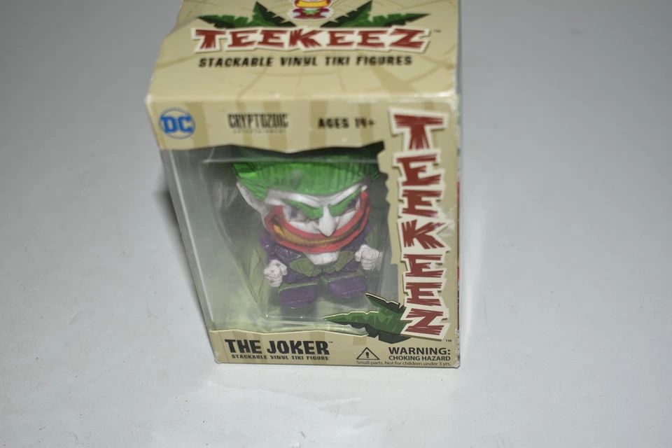 CRYPTOZOIC TEEKEEZ ENTERTAINMENT THE JOKER STACKABLE VINYL TIKI FIGURE (LSM77) - image 1 of 2