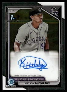 2024 Bowman Chrome Kelvin Hidalgo 1st Bowman Auto Colorado Rockies - Bild 1 von 2