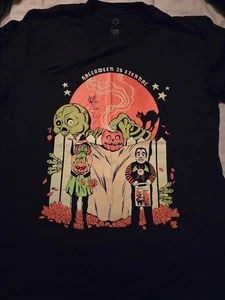 Halloween Is Enteral Men's Large Shirt Halloween Shirt Company - Picture 1 of 1