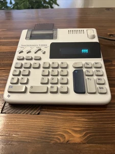 RARE TEXAS INSTRUMENTS TI-5045 ELECTRONIC CALCULATOR 2 COLOR PRINTING 12 DIGITS - Picture 1 of 12