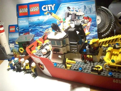 Lego 60109 City Barco de Bomberos. 100% completo con instrucciones Foto 1 de 2