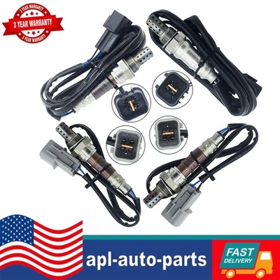 Sensor de oxígeno O2 4 piezas para Mitsubishi Galant 2,4 L 2004-2012 aguas arriba + aguas abajo Foto 1 de 4