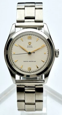 Rolex Oyster ‘1952’ Rare Stainless Steel Gents Ref 6082 Vintage Watch, Serviced - Image 1 of 4